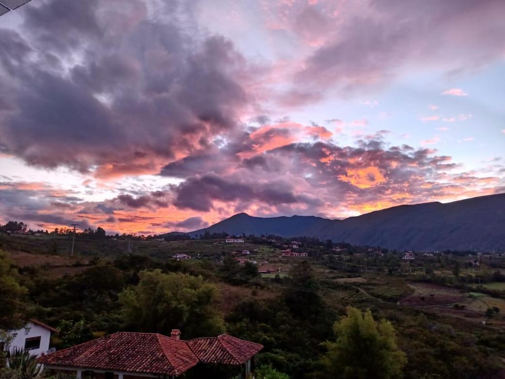 Casa Del Sol Lägenhet Villa de Leyva Exteriör bild